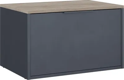 Produktbild von Kommode Vicco Betti Anthrazit/Sonoma 60 x 36 cm mit Türen, Model 56434