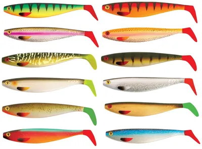 Produktbild von Fox Rage Pro Shad Firetail II Gummifische, Farbe:Midnight Shiner, Länge:23cm