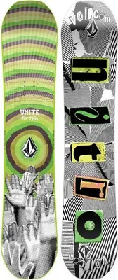 Obrázek produktu pro SNOWBOARD NITRO RIPPER KIDS X VOLCOM 23 - grün - 96 ks