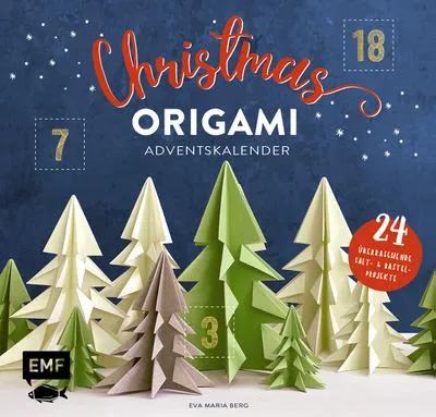 Immagine prodotto di Il mio libro del calendario dell'avvento: Origami di Natale