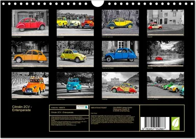 Produktbild von Citroën 2CV - Entenparade (Wandkalender 2026 DIN A4 quer), CALVENDO Monatskalender