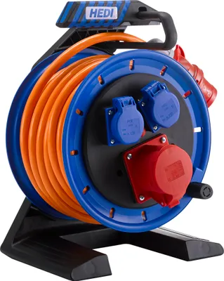 Produktbild von Hedi Drehstrom Kabeltrommel Generation 7 Companion (Kabeltrommel-Ã¸250 mm, 20 m)