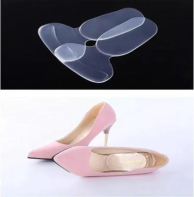 Produktbild von CHPN – Fersenschutz – Silikon – 2 Paar – Einheitsgröße – Fersenschutz – Gebrochene Ferse – Schuhzubehör – Transparent