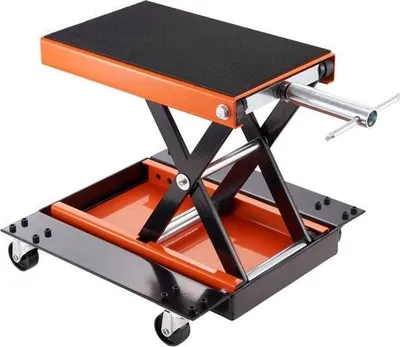 Produktbild von Motorradheber 0,5 t, belastbar, 120–390 mm Hebebühne, verstellbarer Motorradheber, Motorradheber, für Garage und Außenbereich