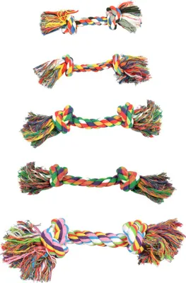 Image de Jouet pour chien Duvo+ Knot en coton + boucle, dimensions : 40 cm