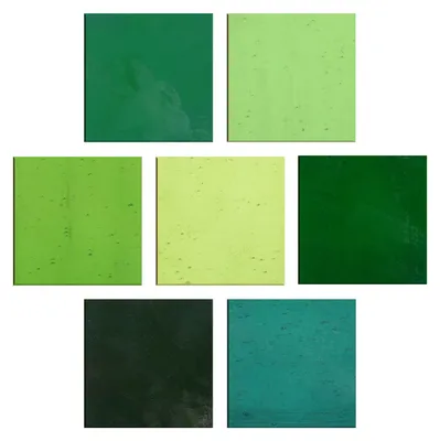 Productafbeelding van Fusible Glassplaat - 7 Kleuren 5x5cm voor DIY Sieraden