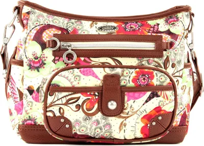 Immagine prodotto di Oilily borsa a tracolla Tropical Birds S Shoulder Bag S Cream-White bianco multicolore