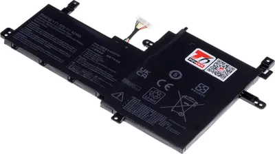 Image de Batterie T6 Power pour Asus VivoBook 15 K513EA, Li-Poly, 11,52 V, 3639 mAh (42 Wh), noir