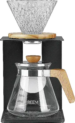 Immagine prodotto di BEEM set caffettiera Pour Over 600ml 4 tazze nero acciaio inox 4 pezzi