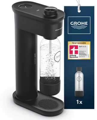 Immagine prodotto di GROHE Blue Fizz, set di avvio per gasatore d'acqua (3 livelli di effervescenza regolabili, senza...)