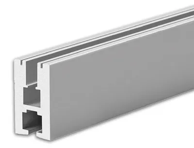 Produktbild von ISOLED LED Glaskantenprofil Decke/Wand Aluminium eloxiert 2m