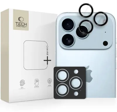 Image de Tech-Protect Camring Fit+ Apple iPhone 14 Pro / 14 Pro Max / 15 Pro / 15 Pro Max / 16 Pro / 16 Pro Max / 17 Pro / 17 Pro Max Schwarz