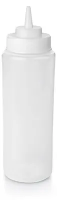 Produktbild von 36x Quetschflasche Set, Ø 8 cm, 0,95 ltr., transparent, Polyethylen