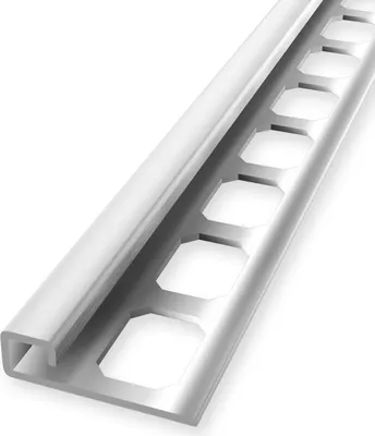 Produktbild von Randleistenprofil 9 x 31 x 2500 mm Quadratprofil Einfasshöhe 9 mm Edelstahl Geschlossen Gestanzt Edelstahl Matt Gebürstet Küberit
