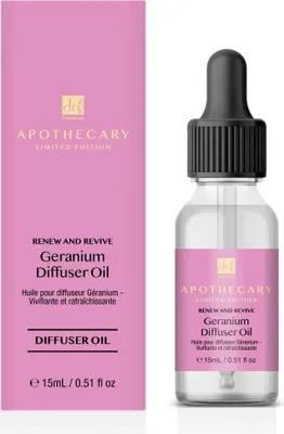 Produktbild von Dr. Botanicals - ALE Renew and Revive Geranium Diffuser Oil 15 ml - Hergestellt in Großbritannien