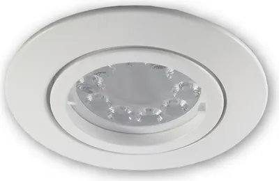 Produktbild von C-Light Dimmbarer LED Strahler 5W RGB + CCT GU10 230V - 68 mm Lochbohrung weiss