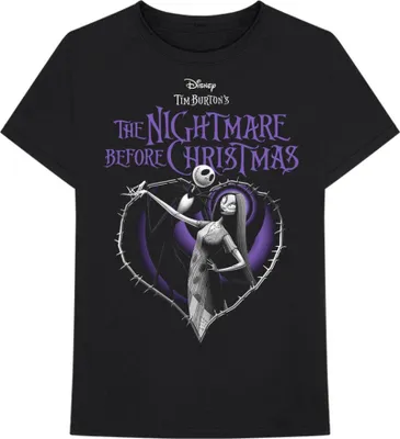 Obrázek produktu pro Nightmare Before Christmas - tričko pro muže/dámy Uni RO3015 (XL) (černá)