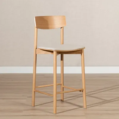 Produktbild von Bronx71 Barhocker Inez Eiche Natur/off white 70 cm