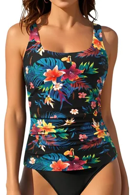 Productafbeelding van Aqua Eve tankini-tops voor dames, badkleding, alleen top, buikcontrole, badpak