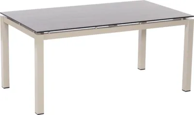 Produktbild von Sonnenpartner Gartentisch Base 160x90 cm Aluminium champanger Tischsystem