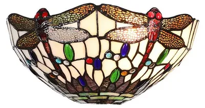 Immagine prodotto di Lampada da parete PESTRÁ VÁŽKA Tiffany Prezent 1711 modello 22