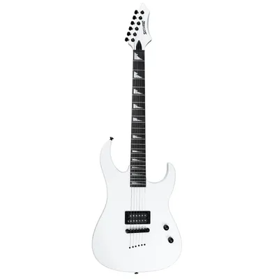Produktbild von E-Gitarre SUCCUSSIO ST-Style Weiß Matt Designer Studio Rock Gitarre inkl. Kabel