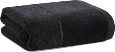 Immagine prodotto di EUROFIRANY | Asciugamano - Asciugamano da doccia - in cotone - Asciugamani - 30x50 - nero - altamente assorbente - Asciugamano per ospiti -