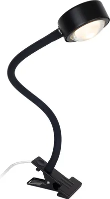 Image de Lampe à pince Power Lens Snake noire 1xGX53