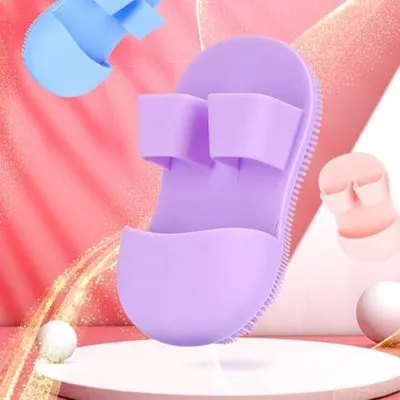 Produktbild von 3 Silikon-Gesichtsreinigungsbürsten zur sanften Massage und Make-up-Entfernung für die Gesichtsreinigung zu Weihnachten