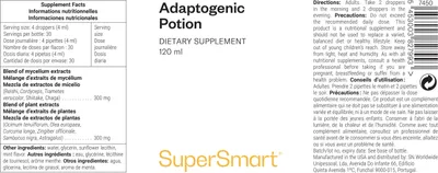 Obrázok produktu pre SuperSmart Adaptogénny elixír - doplnok stravy - 120 ml-fľaša