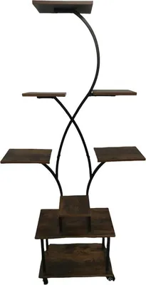 Produktbild von Pflanzenständer 8 Ebenen mit LED-Wachstumslampe Timer USB 158cm Loft