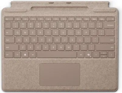 Obrázek produktu pro Microsoft Surface Pro Keyboard with pen storage, QWERTZ, Německý, Touchpad, Microsoft, Surface Pro (11 Edition); Surface Pro 10; Surface Pro 9; Surface Pro 8, Béžová