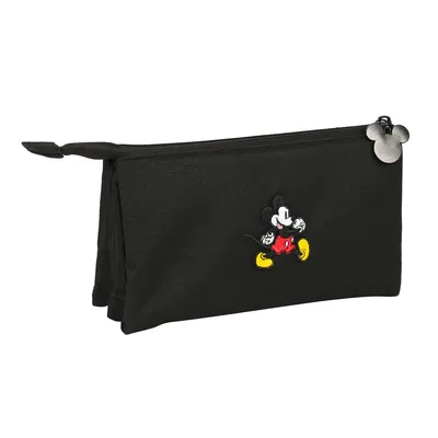 Image de Étui triple usage Mickey Mouse Clubhouse Premium Noir (22 x 12 x 3 cm)