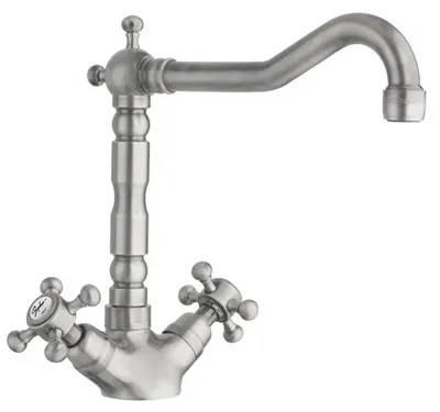 Produktbild von Sapho ANTEA Küchenarmatur mit Retro-Einlauf, poliertes Nickel