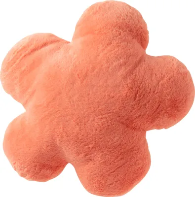 Produktbild von J-Line Kissen Blume Polyester Pfirsich