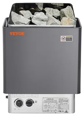 Produktbild von Saunakachel für Innen- und Außenbereich – 8 kW Leistung – für Saunen von 8-12 m³ – Edelstahl