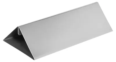 Produktbild von Tischschildhalter aus Edelstahl 210 mm breit Tischaufsteller Tischständer Werbeaufsteller