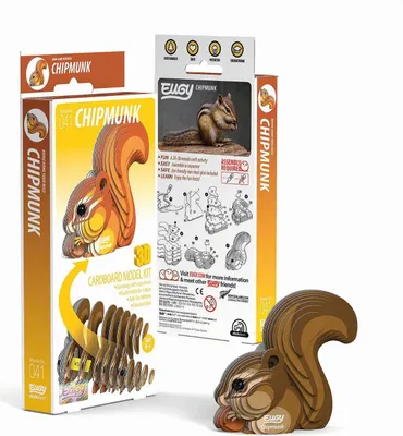 Produktbild von EUGY - 3D Bastelset Eichhörnchen