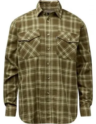Productafbeelding van Härjedalen shirt voor heren (olijfgroen), maat L