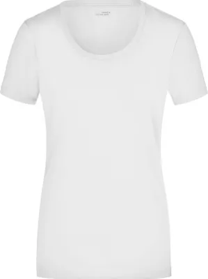 Produktbild von T-Shirt aus weichem Elastic-Single-Jersey white, Gr. M