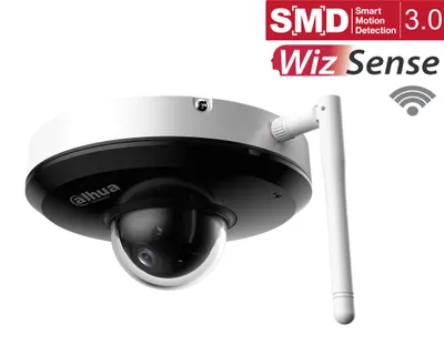Imagen del producto de Cámara PTZ Dahua SD1A404DB-GNY-W de 4MP con zoom de 4x, visión nocturna por infrarrojos y conectividad WiFi