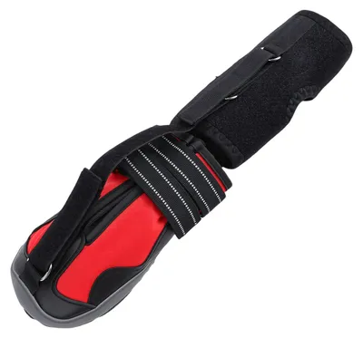 Produktbild von Hunde-Strap-On-Fußstütze zum sicheren Anheben der Zehen, abriebfeste Stiefel-Beinstützen zur Verbesserung des Gehgangs bei Hunden S