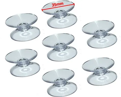 Produktbild von Set mit 60 PVC-Saugnäpfen, doppelseitig (35 mm)