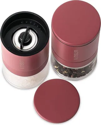 Produktbild von Famanu Salz- und Pfeffermühle - Set aus 2 Kräutermühlen