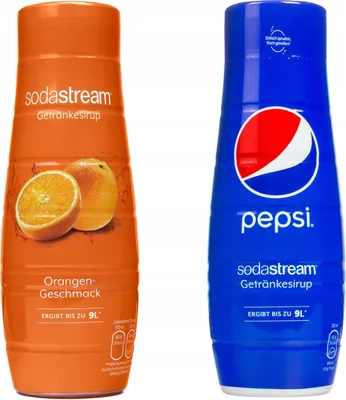 Produktbild von Sodastream Sirup Set Orange 440ml Pepsi 440ml Getränkesirup Konzentrat