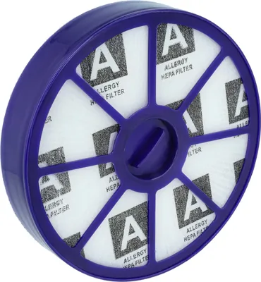 Produktbild von vhbw Staubsaugerfilter kompatibel mit Dyson DC20, DC21, DC08, DC19, DC29, DC04, DC05 Staubsauger - HEPA-Filter Weiß Lila