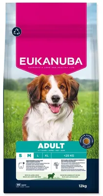 Zdjęcie produktu dla Karma EUKANUBA Adult Small and Medium rich in lamb 12kg