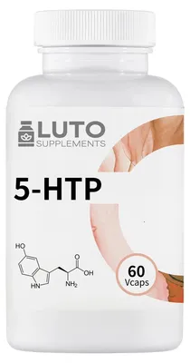 Produktbild von LUTO Supplements 5-HTP aus Griffonia-Extrakt mit Vitamin B6 – 60 Kapseln