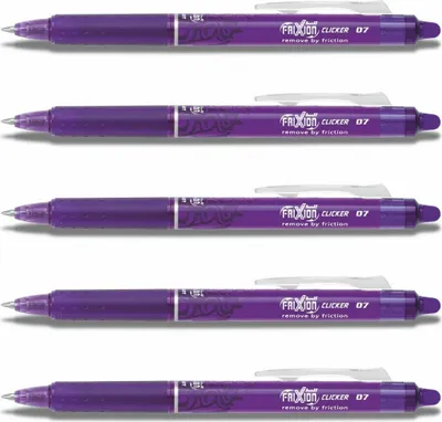 Produktbild von Frixion Clicker 0.7 - 5er-Set violett