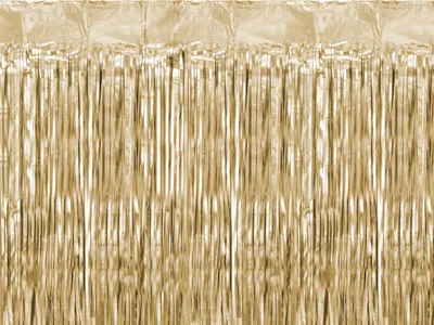 Zdjęcie produktu dla Partydeco Kurtyna Złota 100X200Cm - Dekoracja Imprez, Wesele